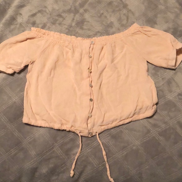 Off shoulder crop top - Picture 1 of 5